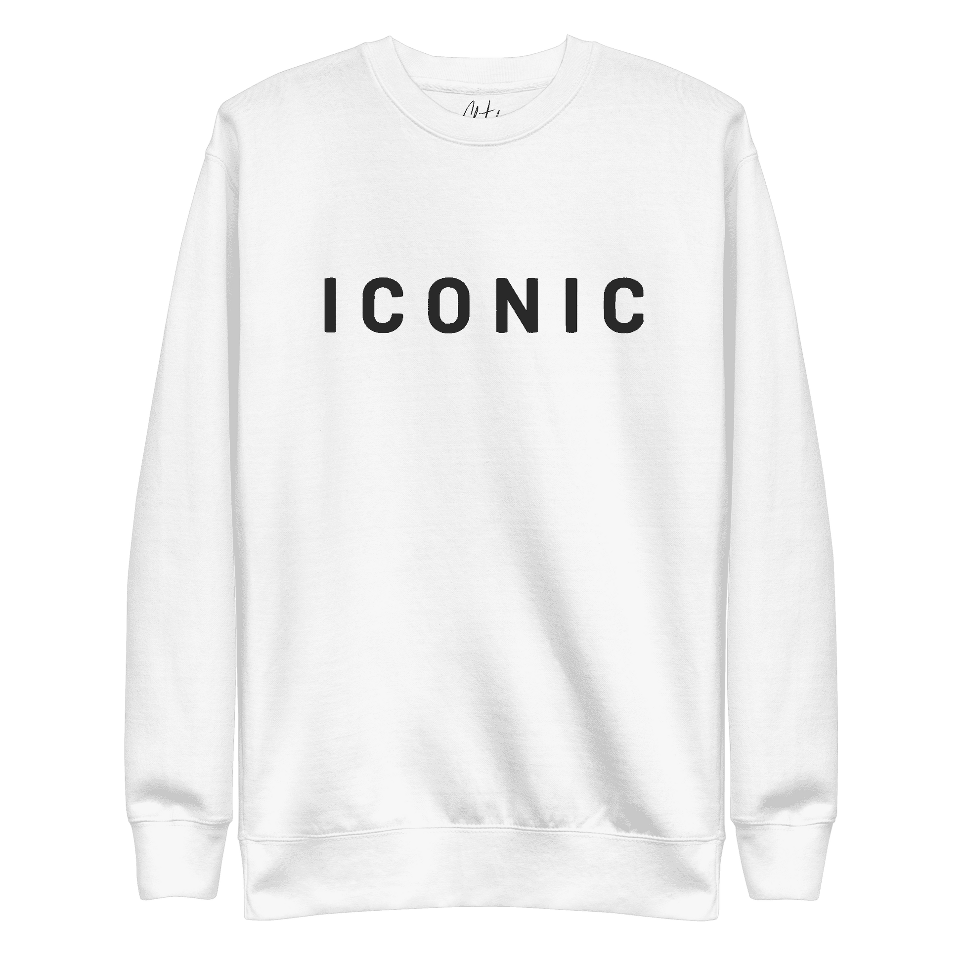 ICONIC | Back Print Crewneck Sweatshirt - Clutch -