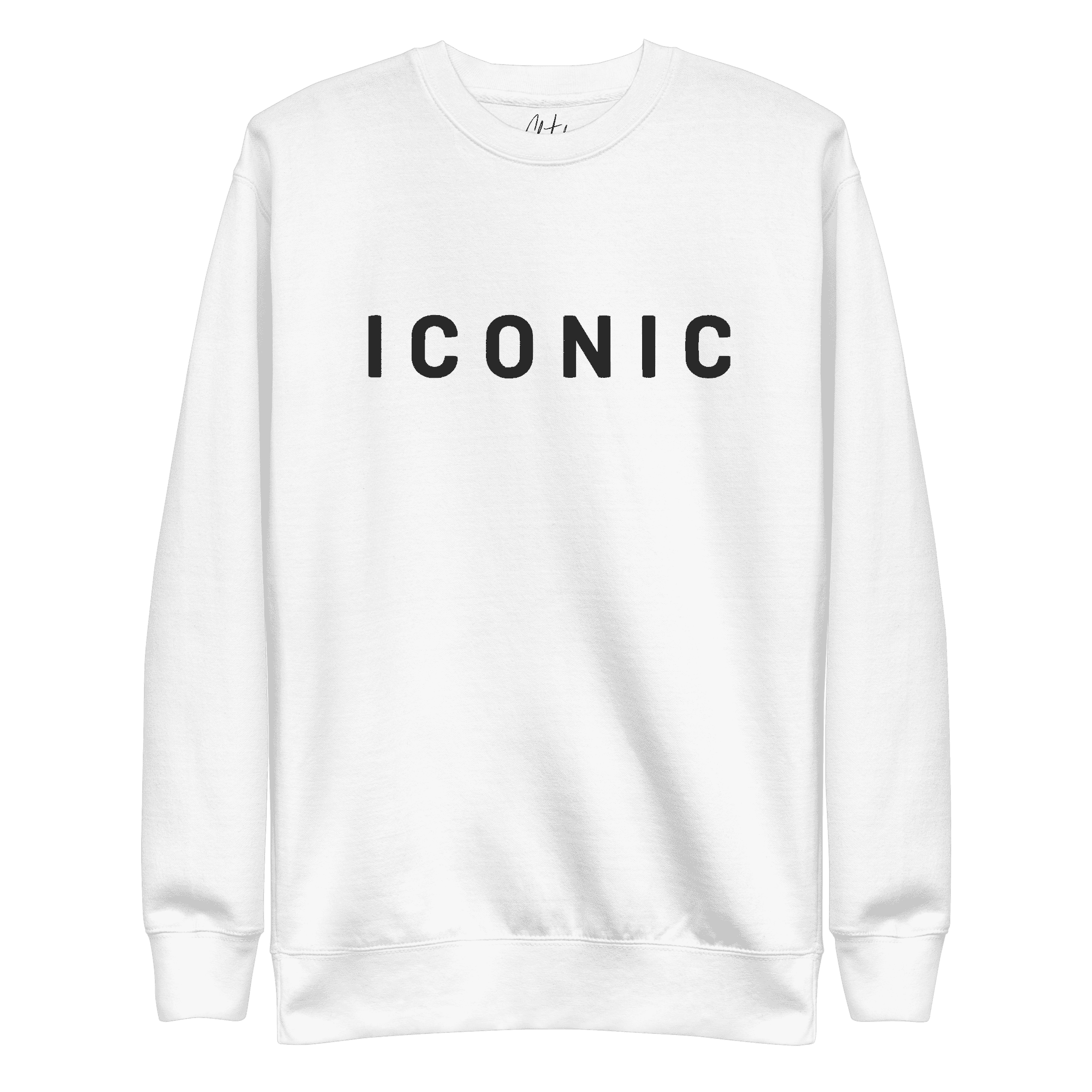 ICONIC | Back Print Crewneck Sweatshirt - Clutch -