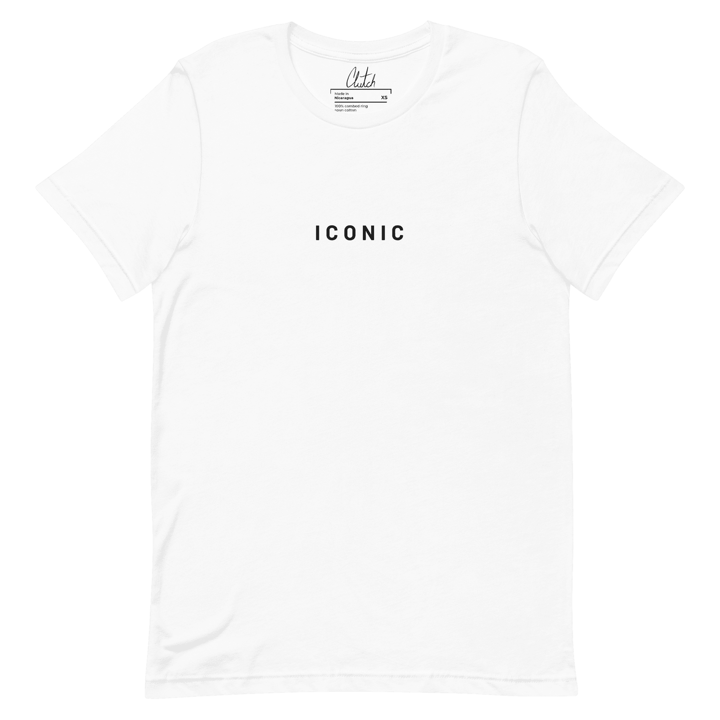 ICONIC | Back Print Light Weight Cotton T-shirt - Clutch -