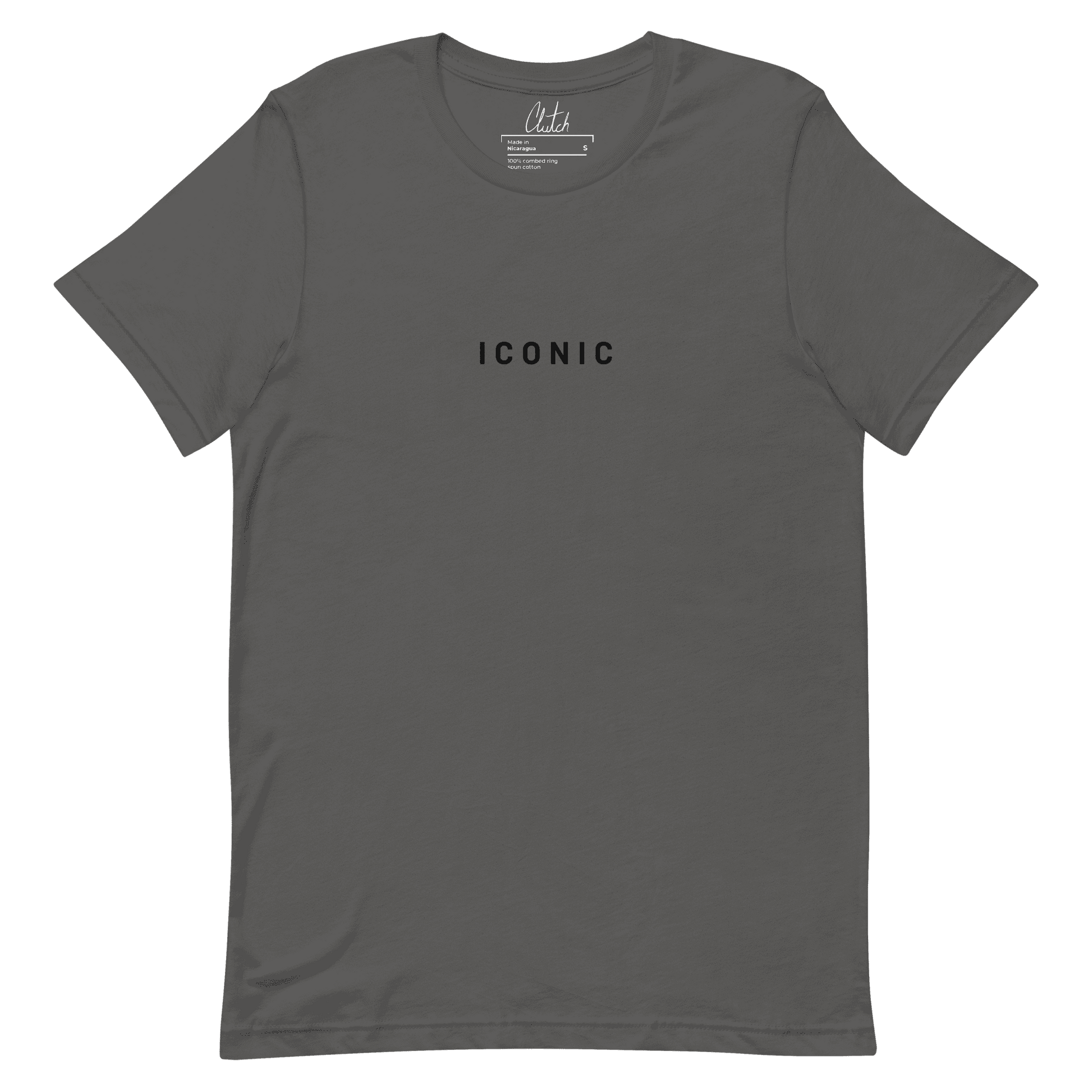 ICONIC | Back Print Light Weight Cotton T-shirt - Clutch -