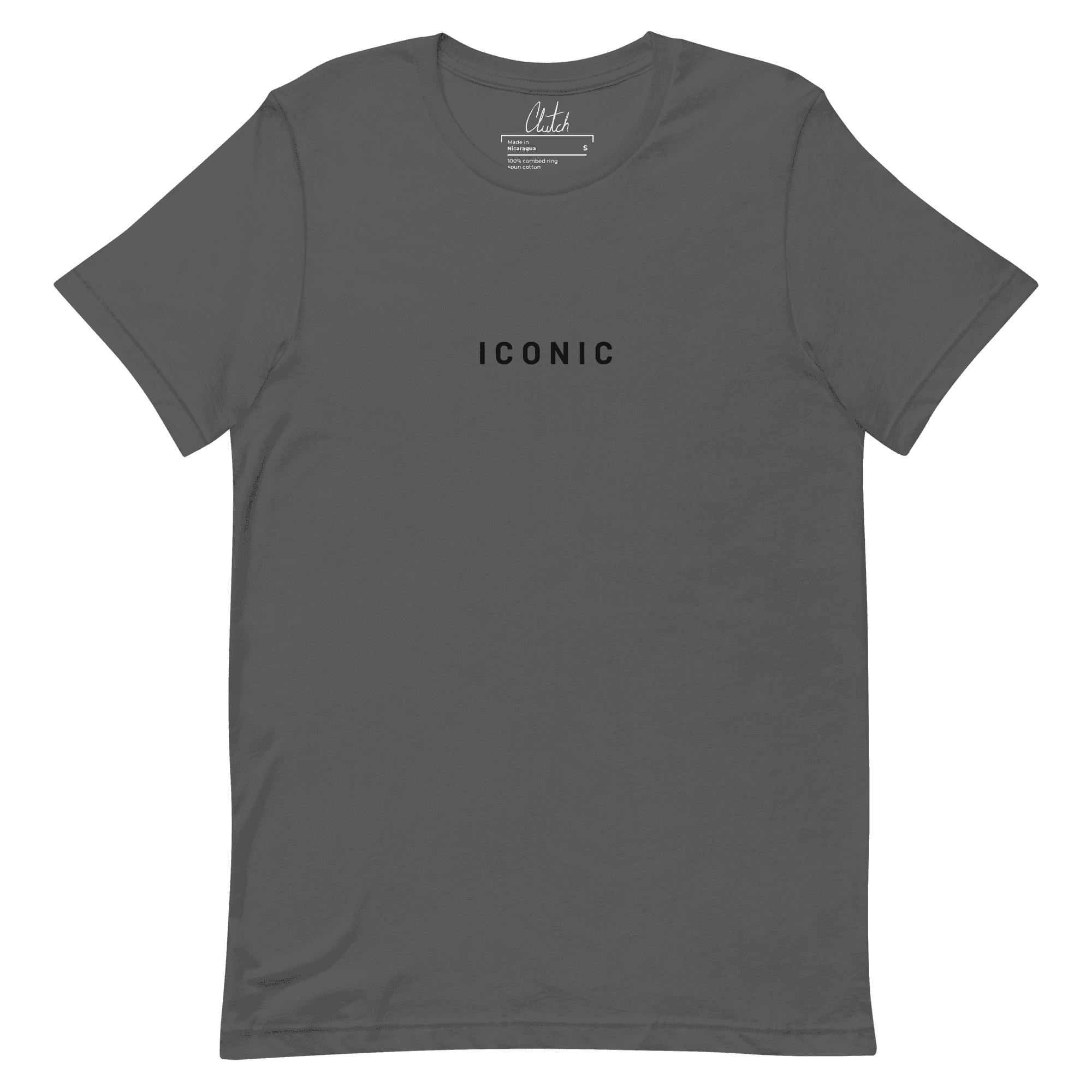 ICONIC | Back Print Light Weight Cotton T-shirt - Clutch -