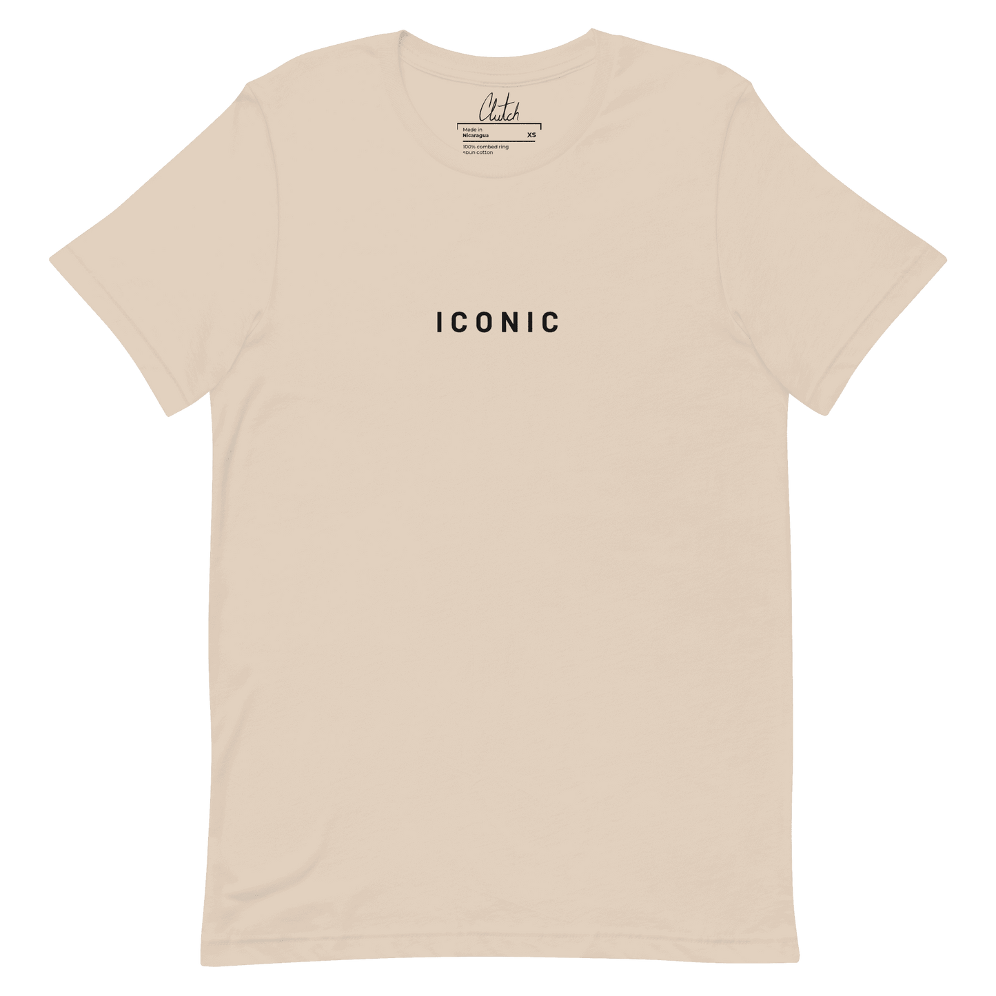 ICONIC | Back Print Light Weight Cotton T-shirt - Clutch -