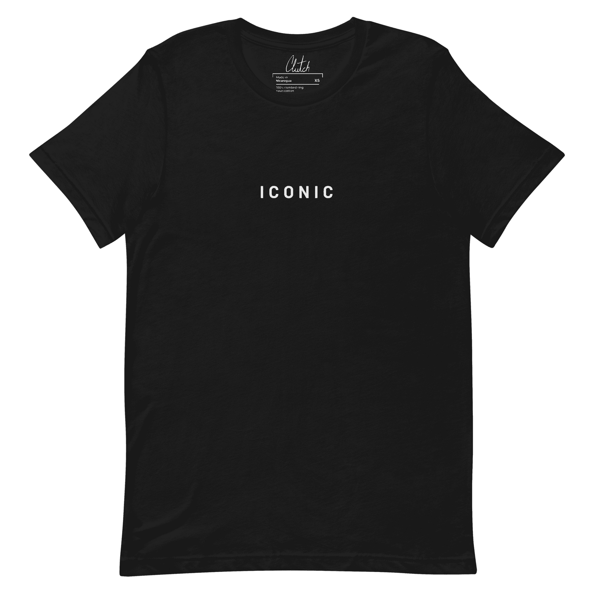 ICONIC | Back Print Light Weight Cotton T-shirt - Clutch -