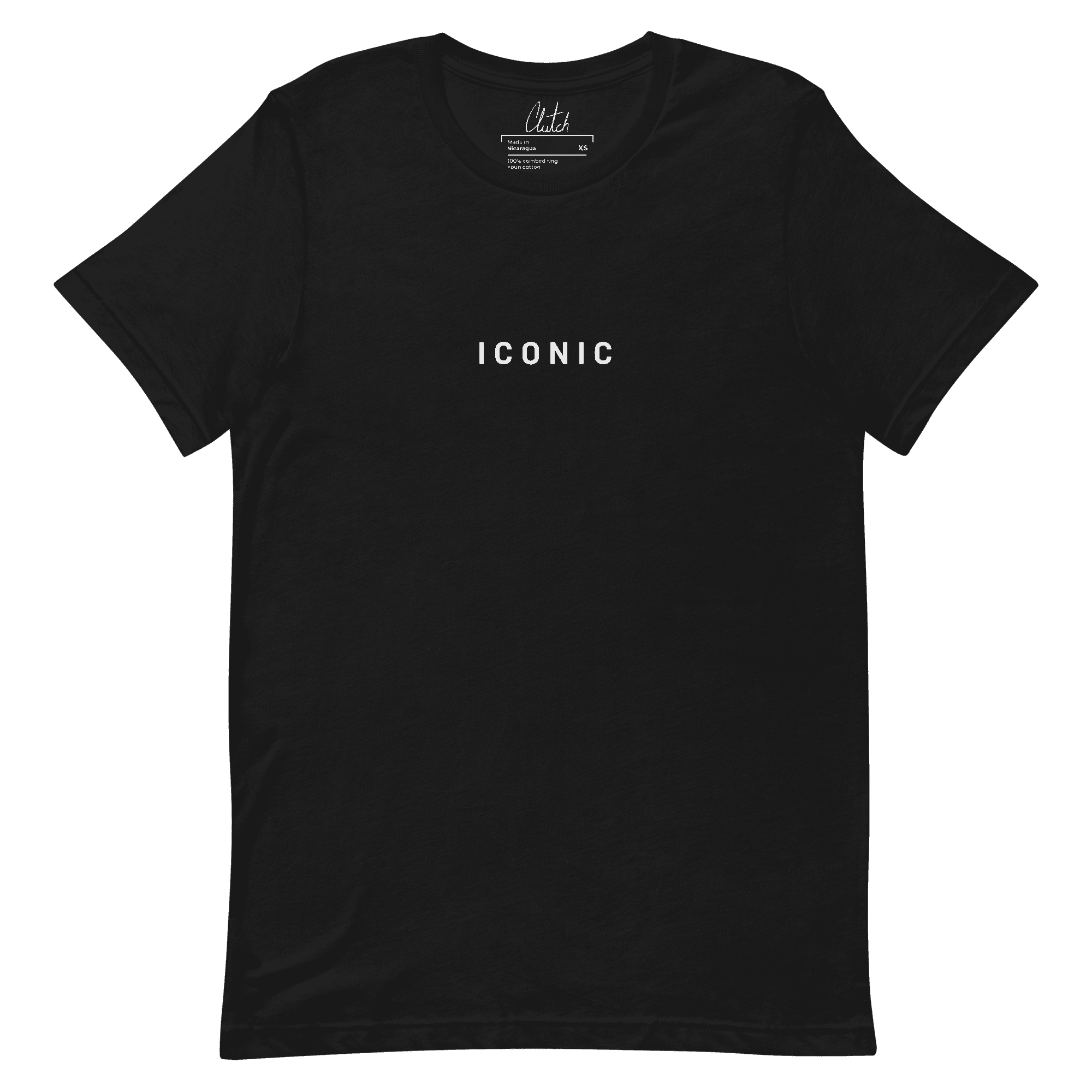 ICONIC | Back Print Light Weight Cotton T-shirt - Clutch -