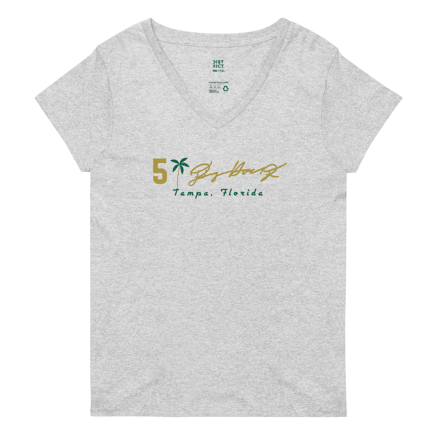 Jimmy Horn Jr. | Mural & Patch V-neck T-shirt - Clutch - Clothing