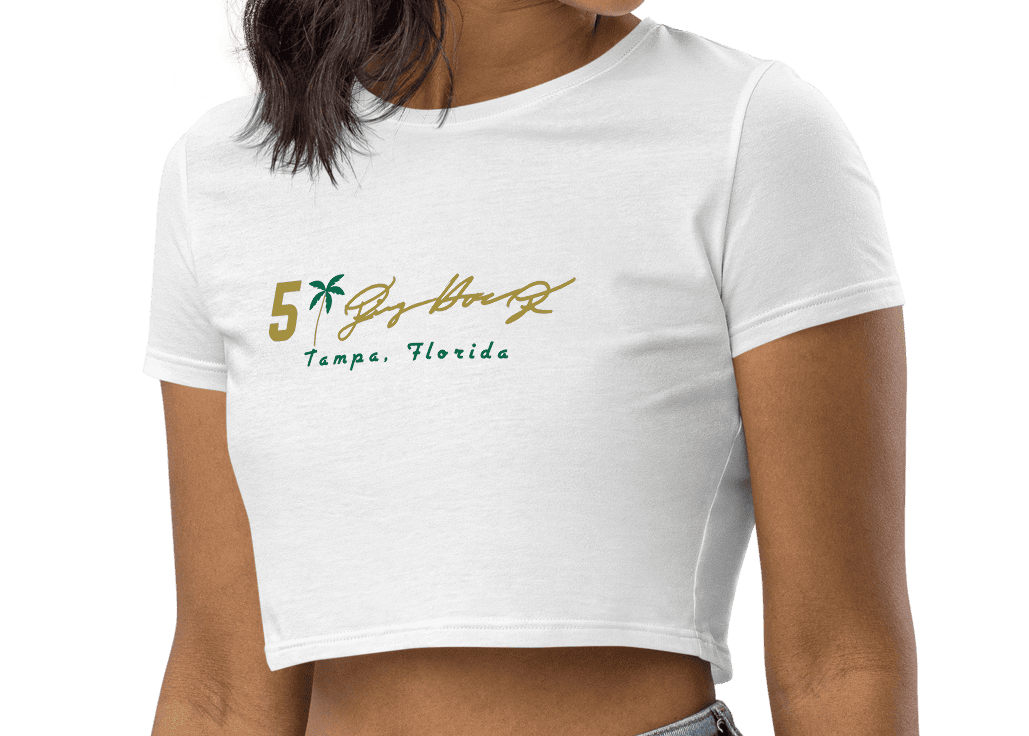 Jimmy Horn Jr. | Player Patch Organic Crop Top - Clutch - Clothing