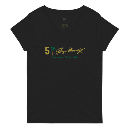 Jimmy Horn Jr. | Player Patch V-neck T-shirt - Clutch - Clothing
