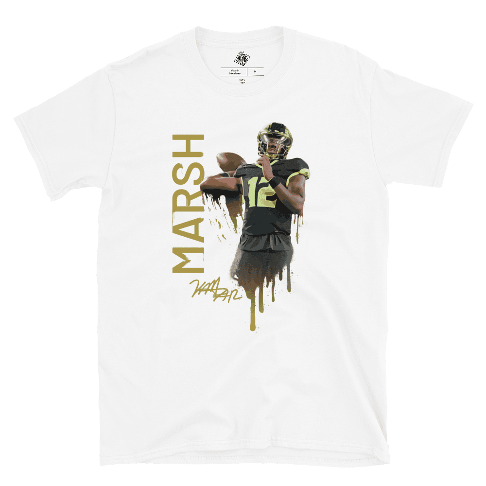 Katravis Marsh | Mural Front Print T-shirt - Clutch - Clothing