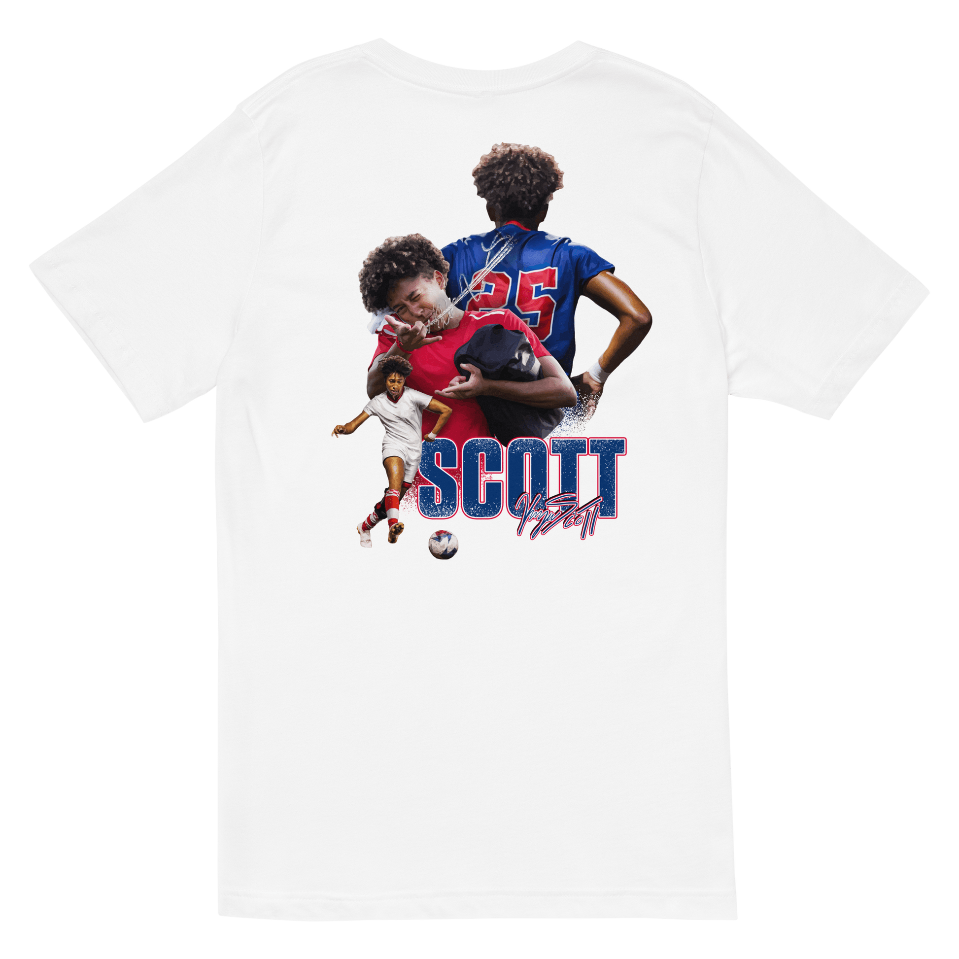 Kaya Scott | Mural & Patch V-neck T-shirt - Clutch -