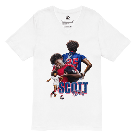 Kaya Scott | Mural V-neck T-shirt - Clutch -