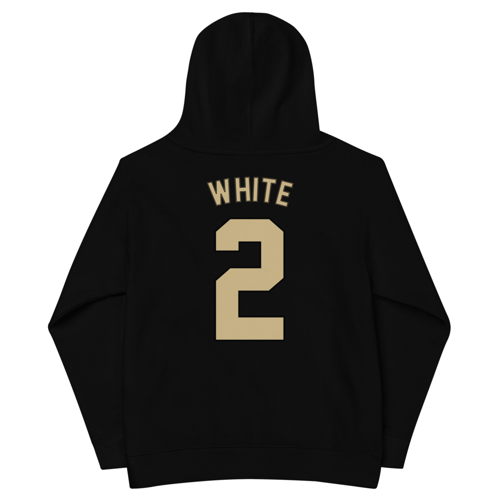 Trace White | Jersey Style Youth Hoodie