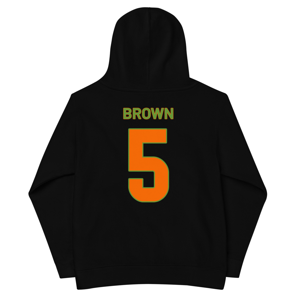 Travian Brown | Jersey Style Youth Hoodie