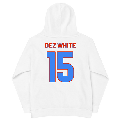 Dezman White | Jersey Style Youth Hoodie