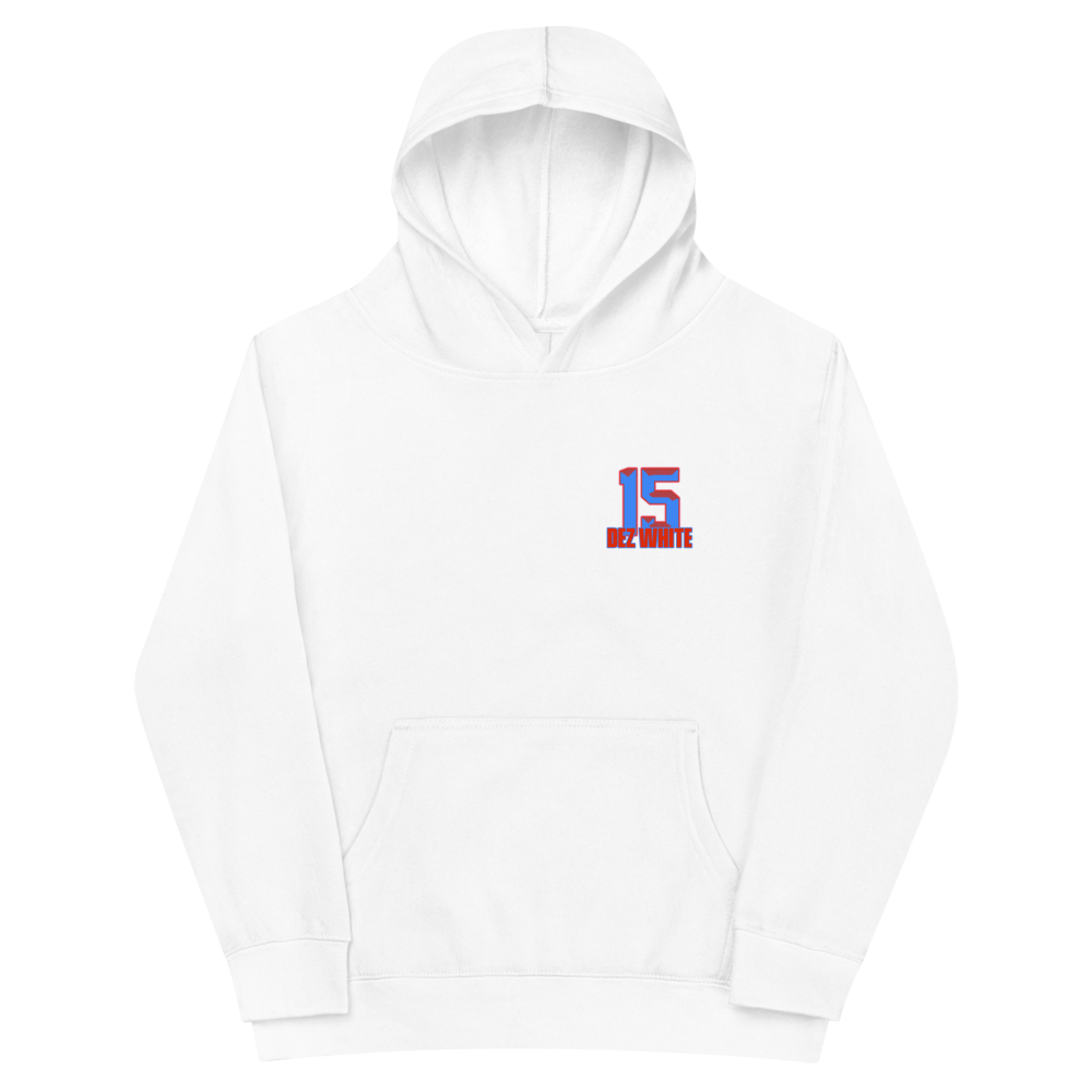 Dezman White | Jersey Style Youth Hoodie