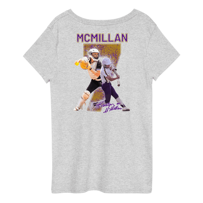 Kristen McMillan | Mural & Patch V-neck T-shirt - Clutch -