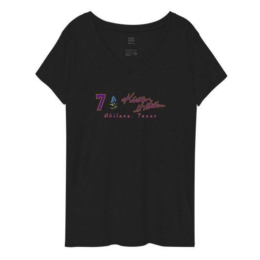 Kristen McMillan | Player Patch V-neck T-shirt - Clutch -