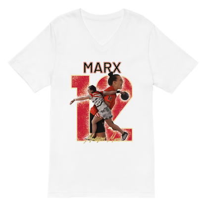 Madyson Marx| Mural V-neck T-shirt - Clutch -