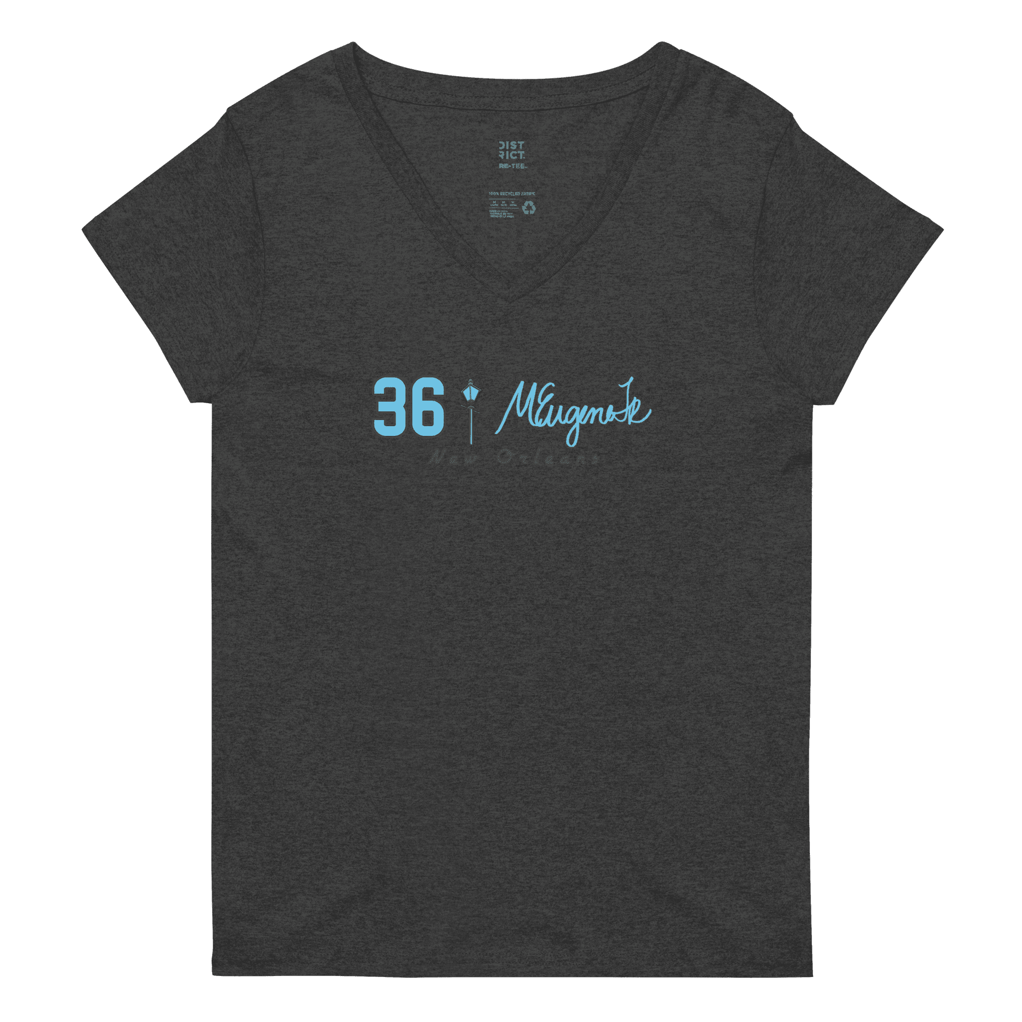 Mandel Eugene Jr. | Player Patch V-neck T-shirt - Clutch -