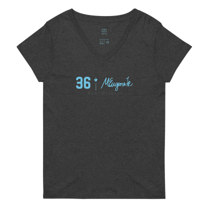 Mandel Eugene Jr. | Player Patch V-neck T-shirt - Clutch -