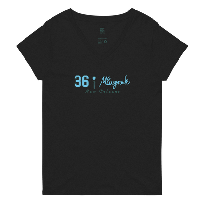Mandel Eugene Jr. | Player Patch V-neck T-shirt - Clutch -