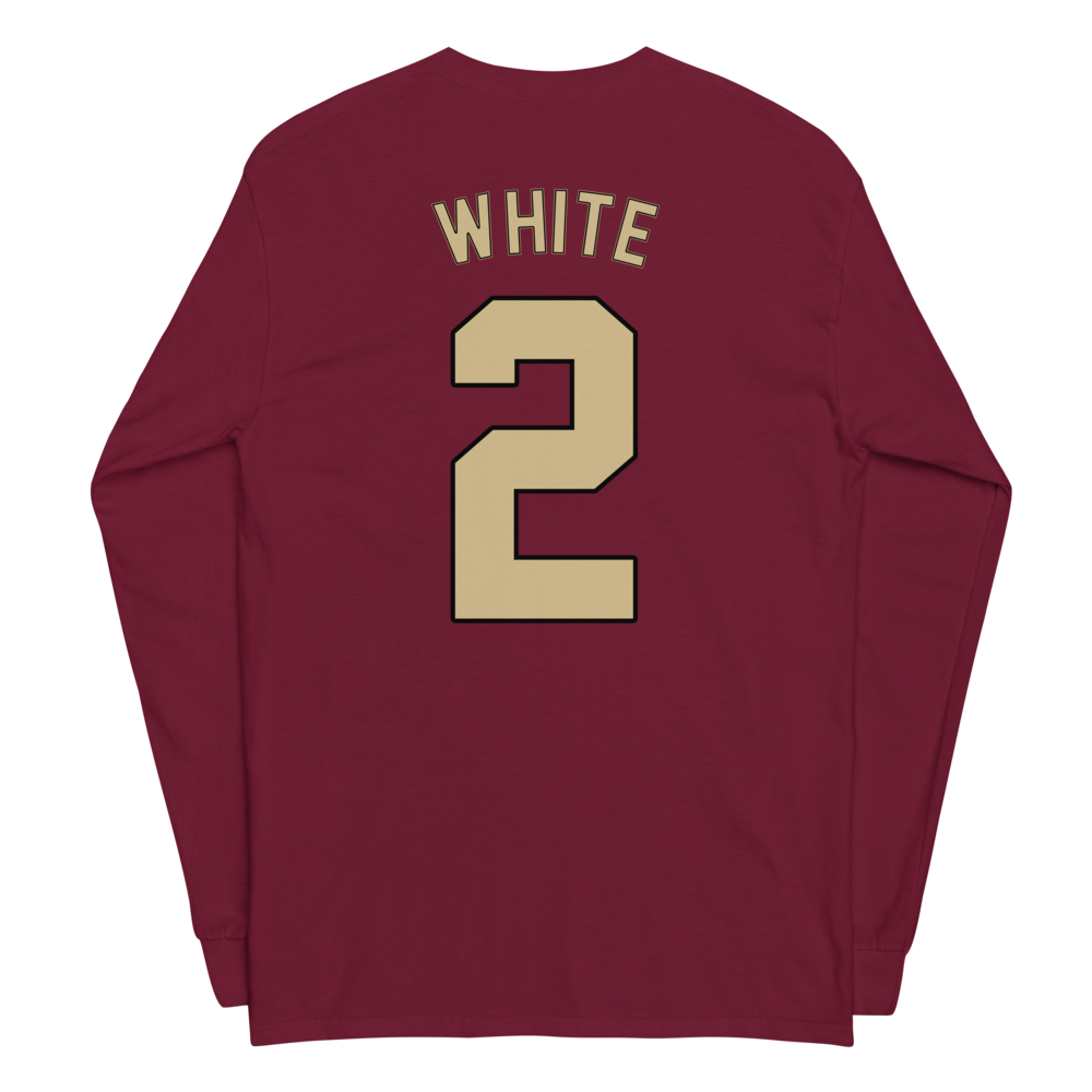 Trace White | Jersey Style Long Sleeve Shirt