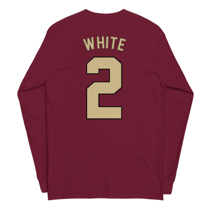 Trace White | Jersey Style Long Sleeve Shirt
