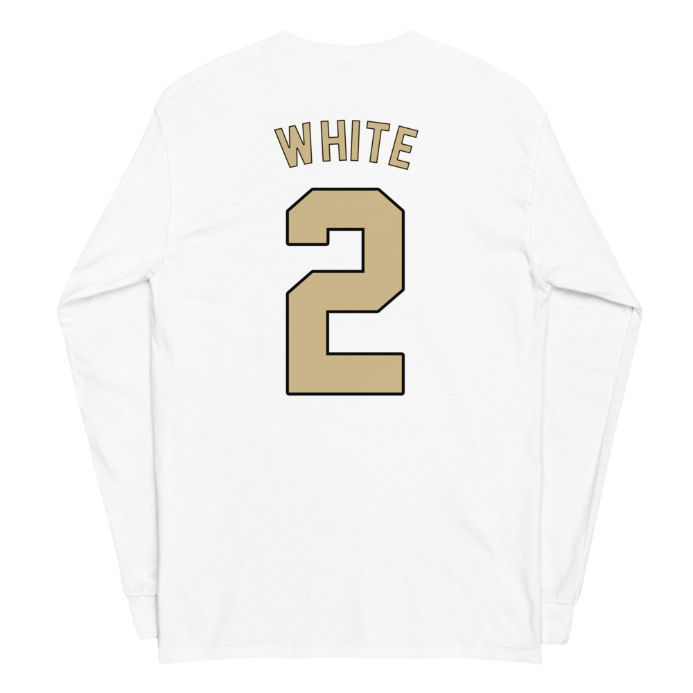 Trace White | Jersey Style Long Sleeve Shirt