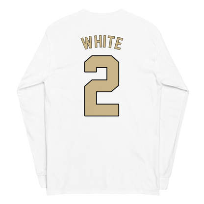 Trace White | Jersey Style Long Sleeve Shirt
