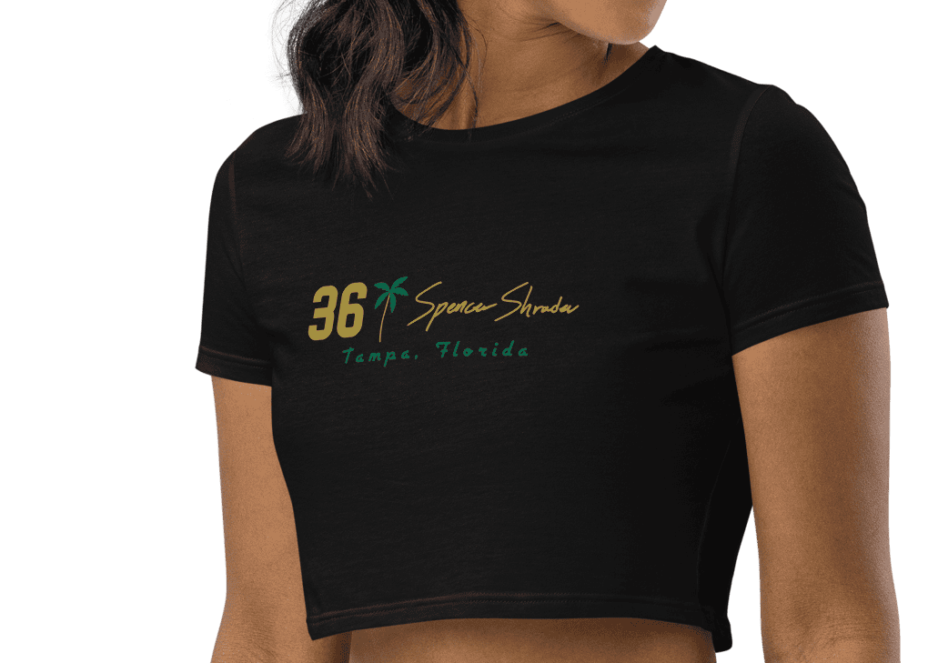 Spencer Shrader | Player Patch Organic Crop Top - Clutch - Clothing