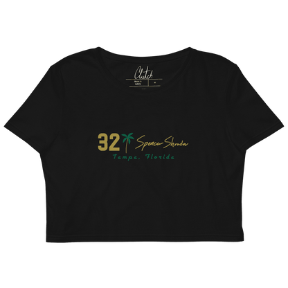 Spencer Shrader | Player Patch Organic Crop Top - Clutch - Clothing