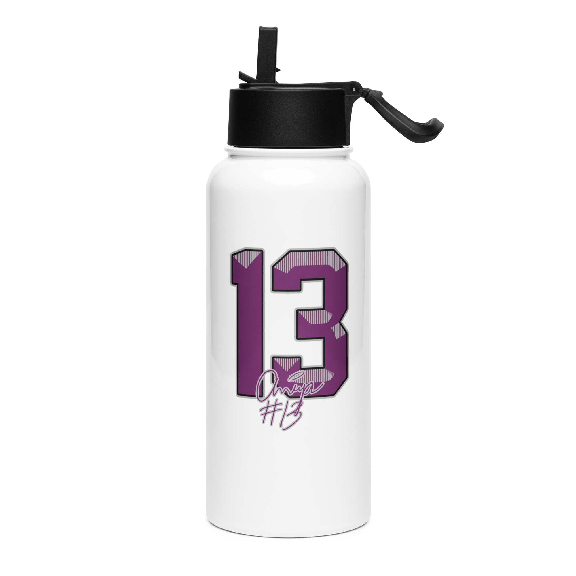 Aniya Fisher | Jersey Style Stainless Steel Water Bottle