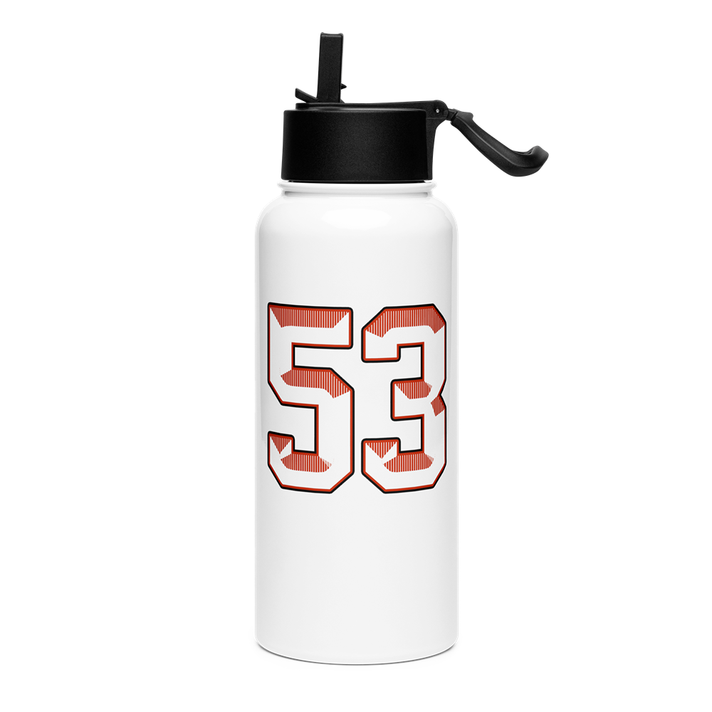 Matthew Brooks | Jersey Style Stainless Steel Water Bottle