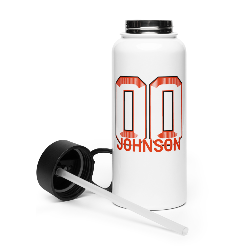 Jaylen Johnson | Jersey Style Stainless Steel Water Bottle