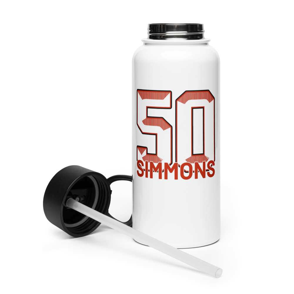 Jayden Simmons | Jersey Style Stainless Steel Water Bottle