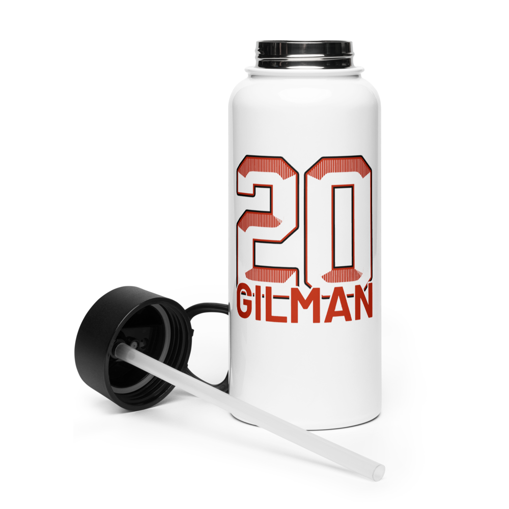 Marina Gilman | Jersey Style Stainless Steel Water Bottle