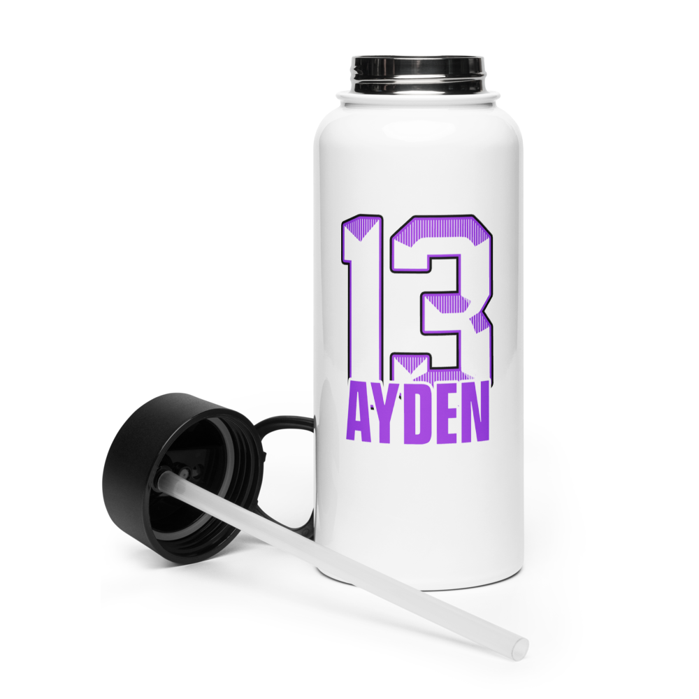 Ayden Jones | Jersey Style Stainless Steel Water Bottle