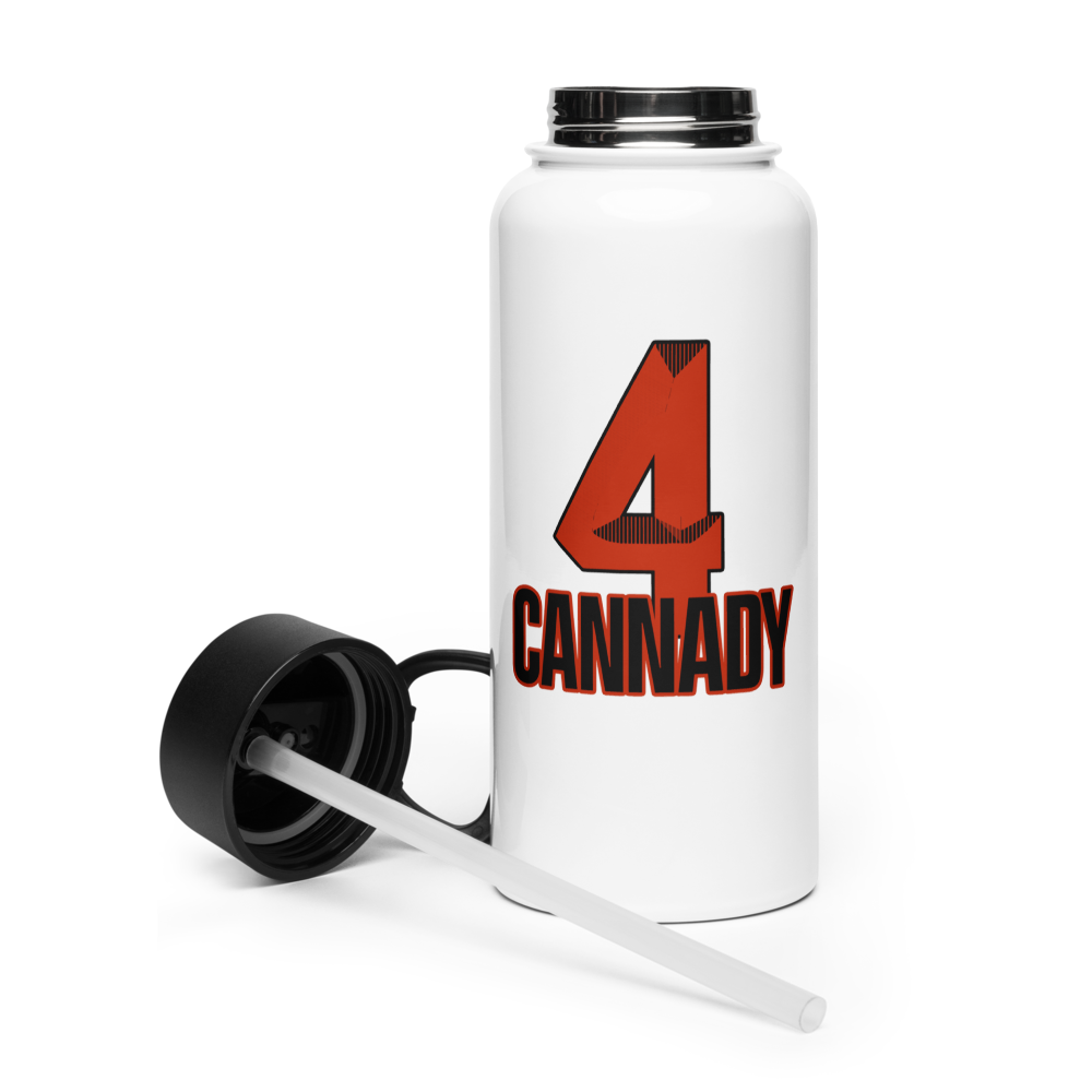 Deric Cannady | Jersey Style Stainless Steel Water Bottle
