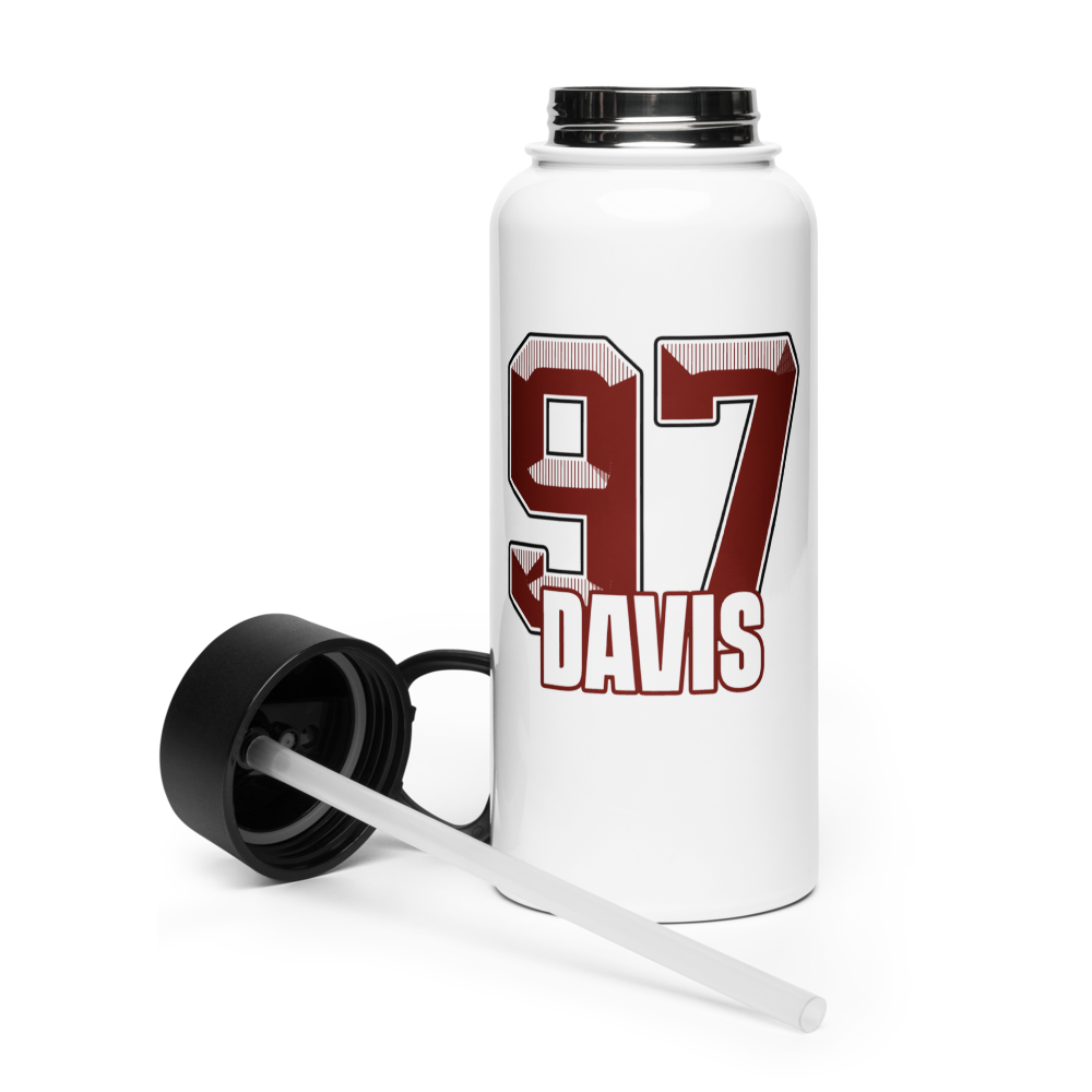 Joshua Davis | Jersey Style Stainless Steel Water Bottle