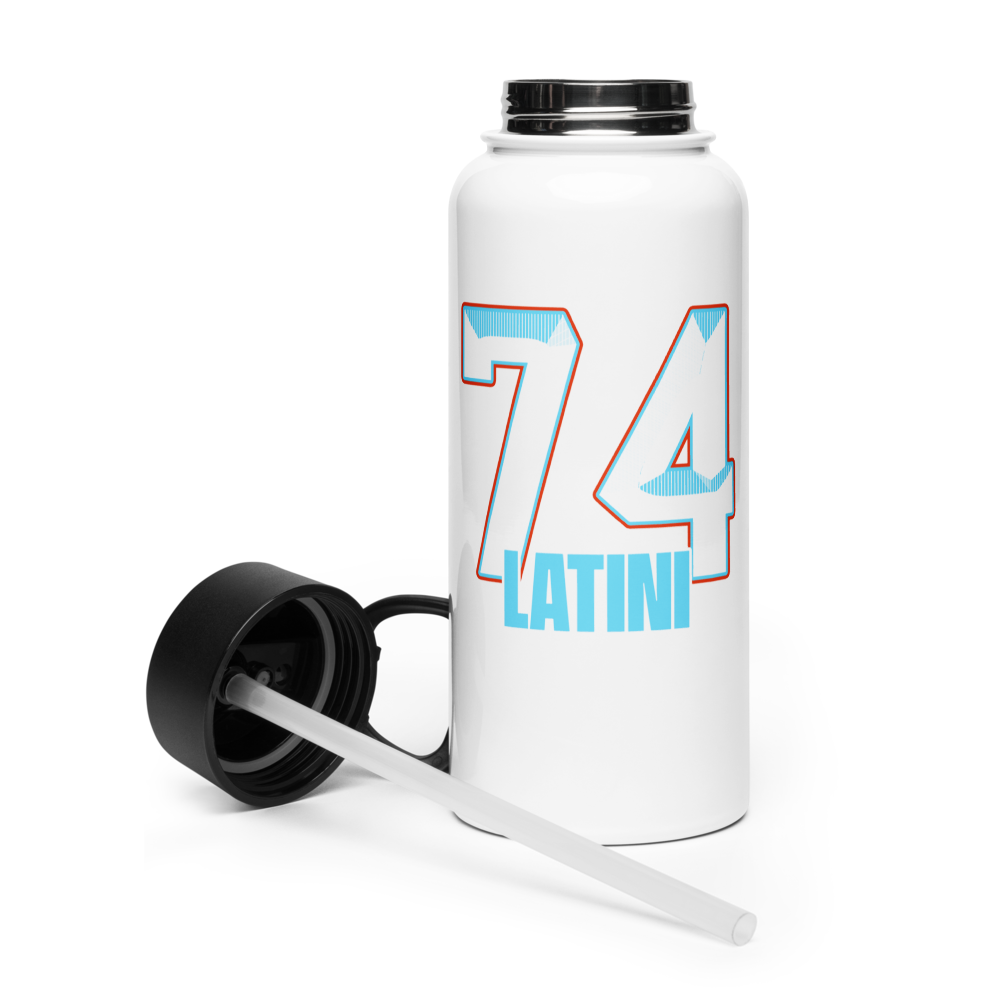 Hezikyah Latini | Jersey Style Stainless Steel Water Bottle