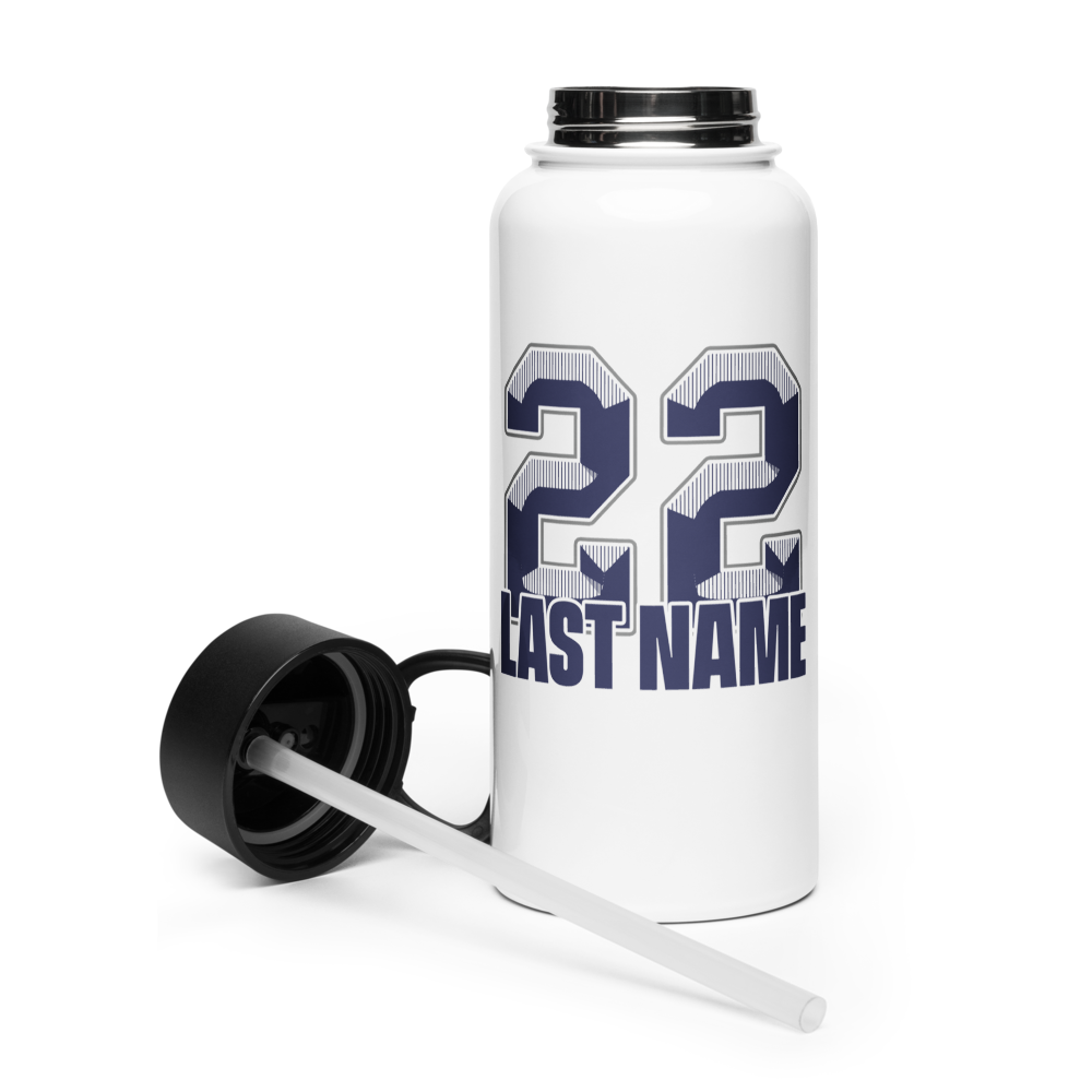 John Glenn High School | Jersey Style Stainless Steel Water Bottle