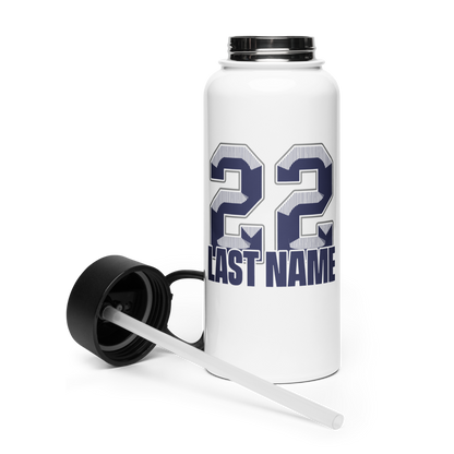 John Glenn High School | Jersey Style Stainless Steel Water Bottle