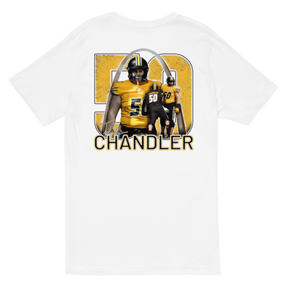 Talan Chandler | Mural & Patch V-neck T-shirt - Clutch -