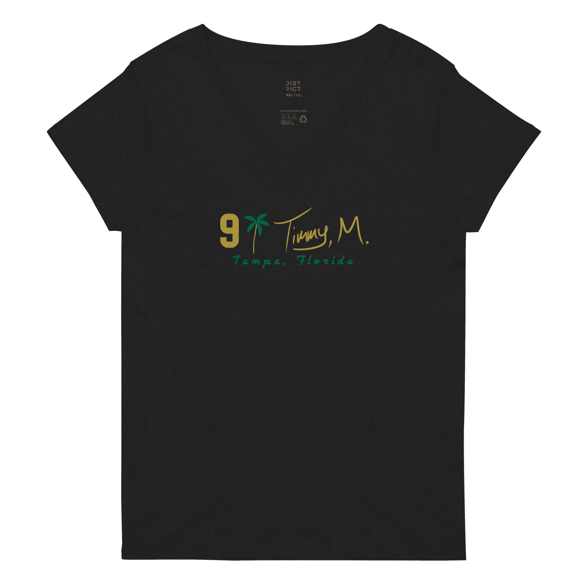 Timmy McClain | Player Patch V-neck T-shirt - Clutch - Clothing