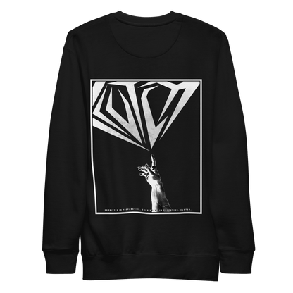 Touch Greatness | Back Print Crewneck Sweatshirt - Clutch -