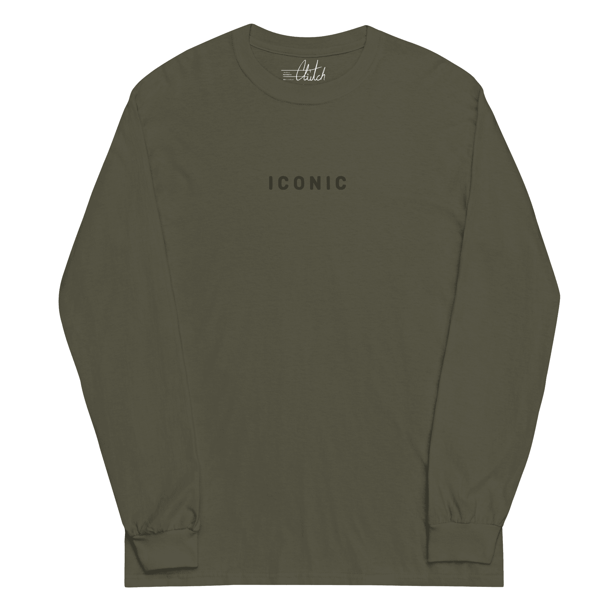 Touch Greatness | Back Print Long Sleeve Shirt - Clutch -