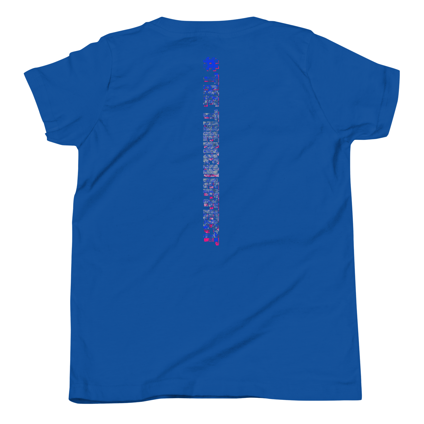 Trench | Blue Glitch Youth T-shirt - Clutch -