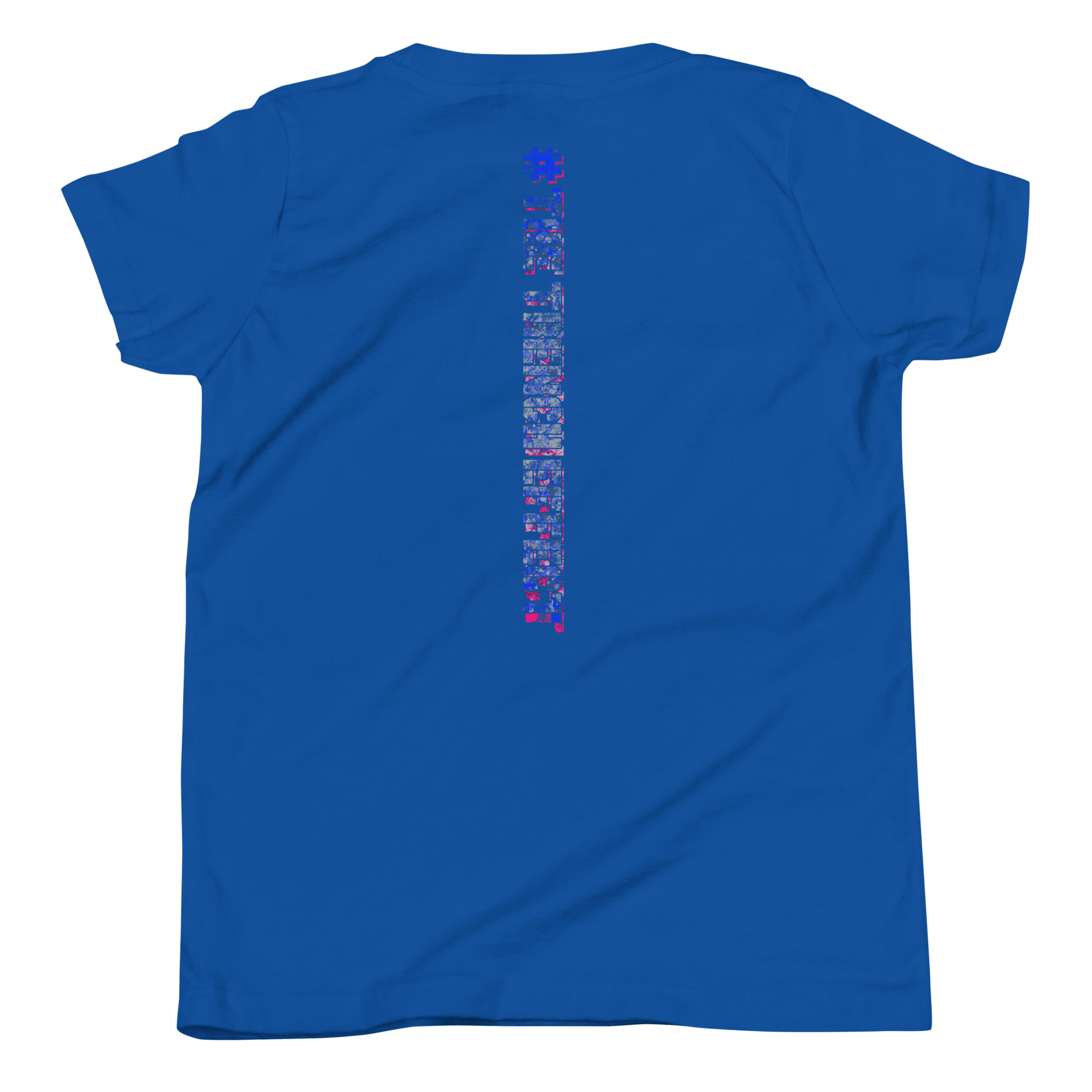 Trench | Blue Glitch Youth T-shirt - Clutch -