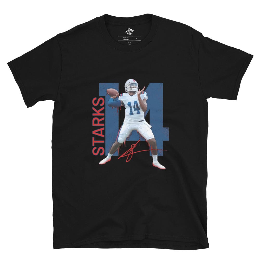 Tyriq Starks | Mural Front Print T-shirt - Clutch - Clothing