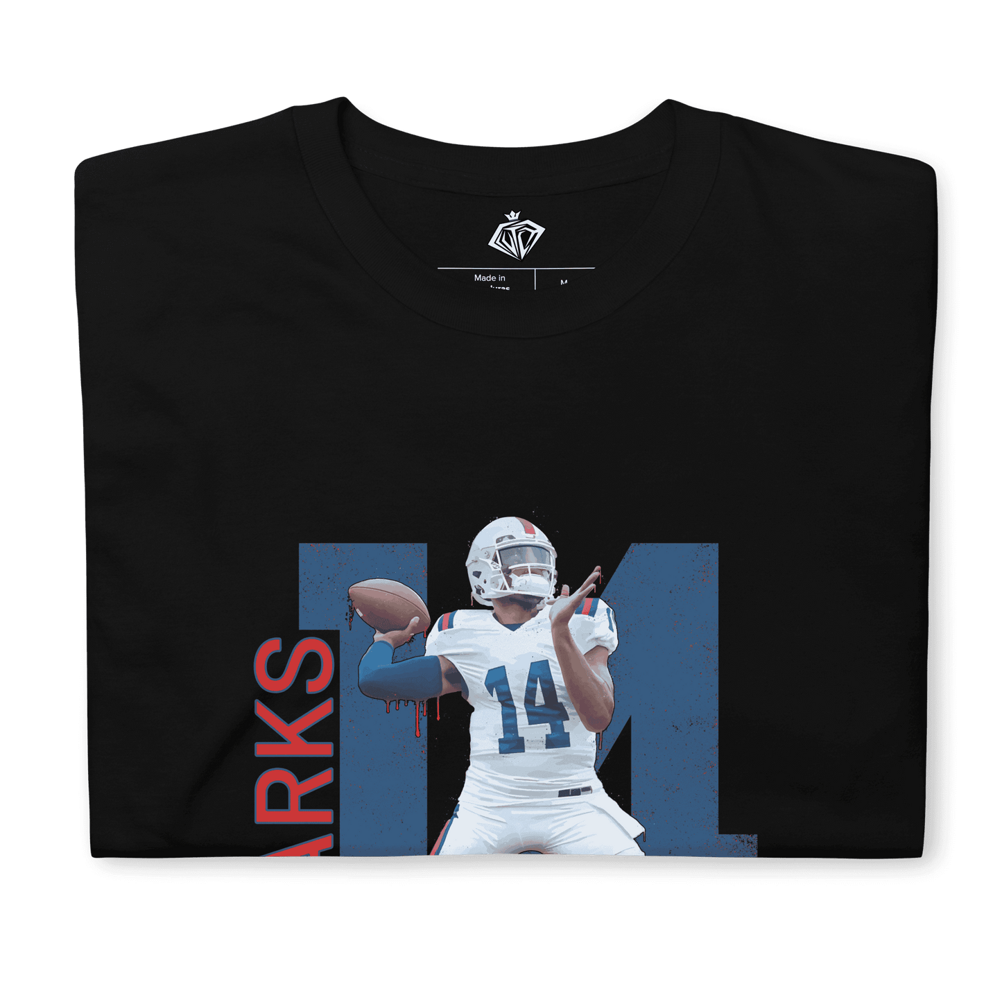 Tyriq Starks | Mural Front Print T-shirt - Clutch - Clothing