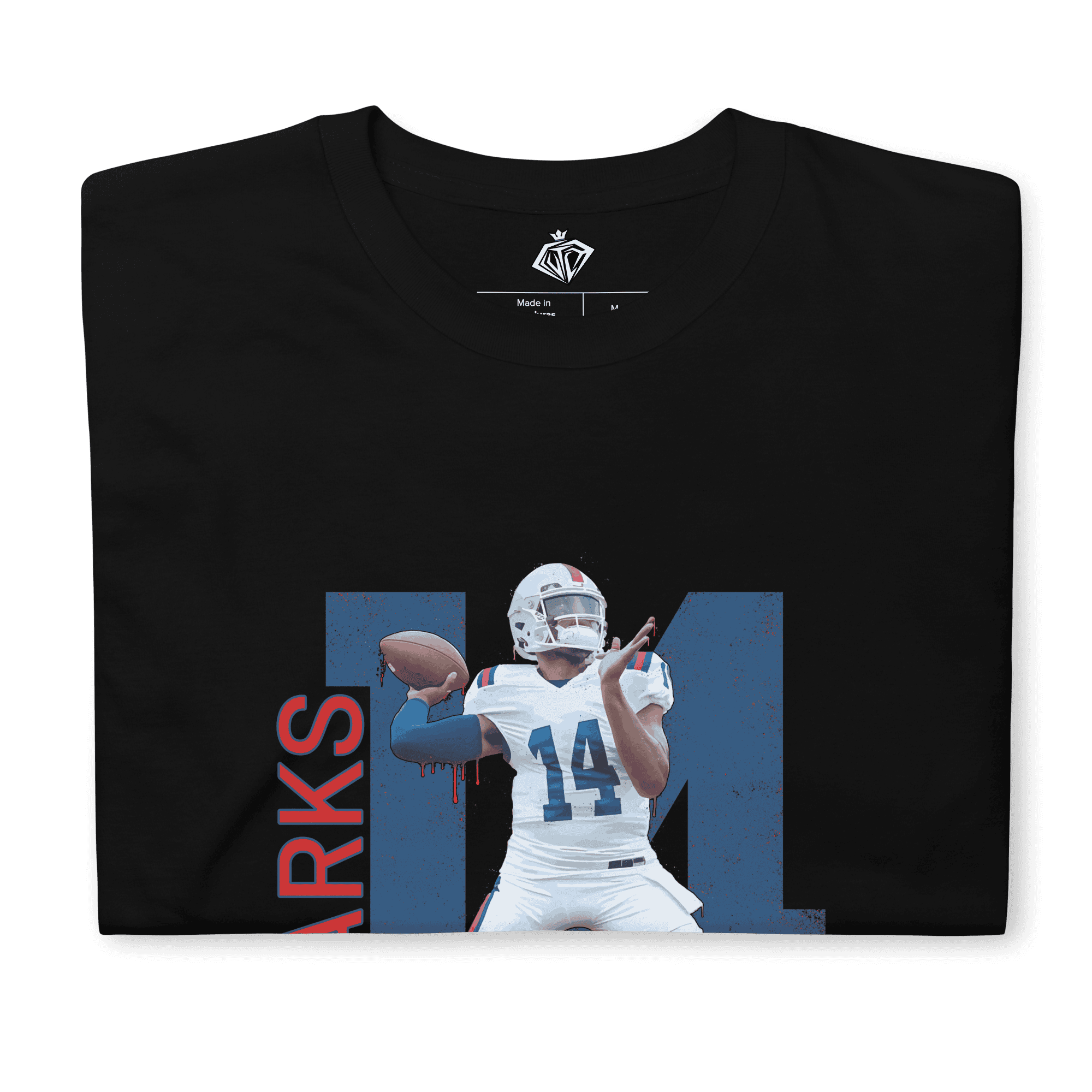 Tyriq Starks | Mural Front Print T-shirt - Clutch - Clothing